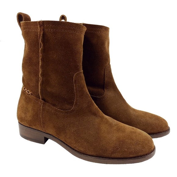 women's short suede boots